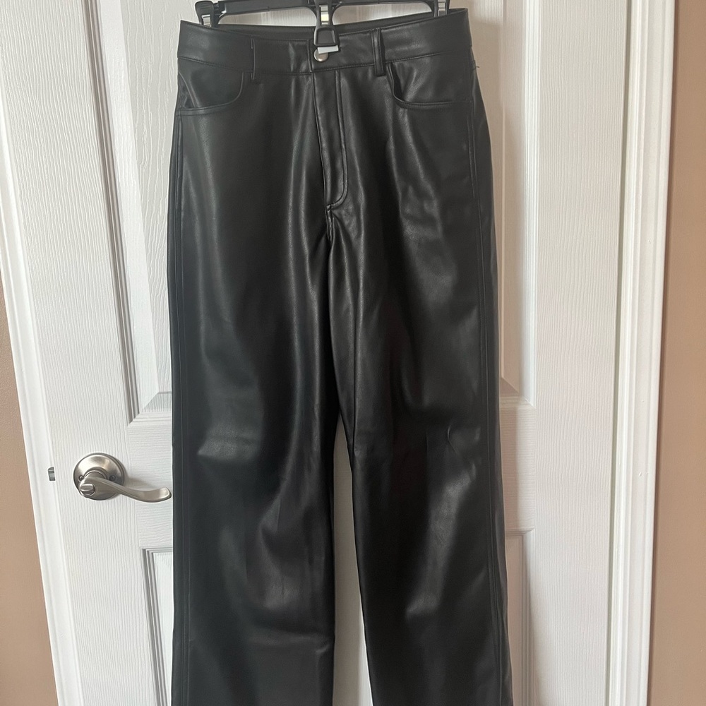Black Leather Pants